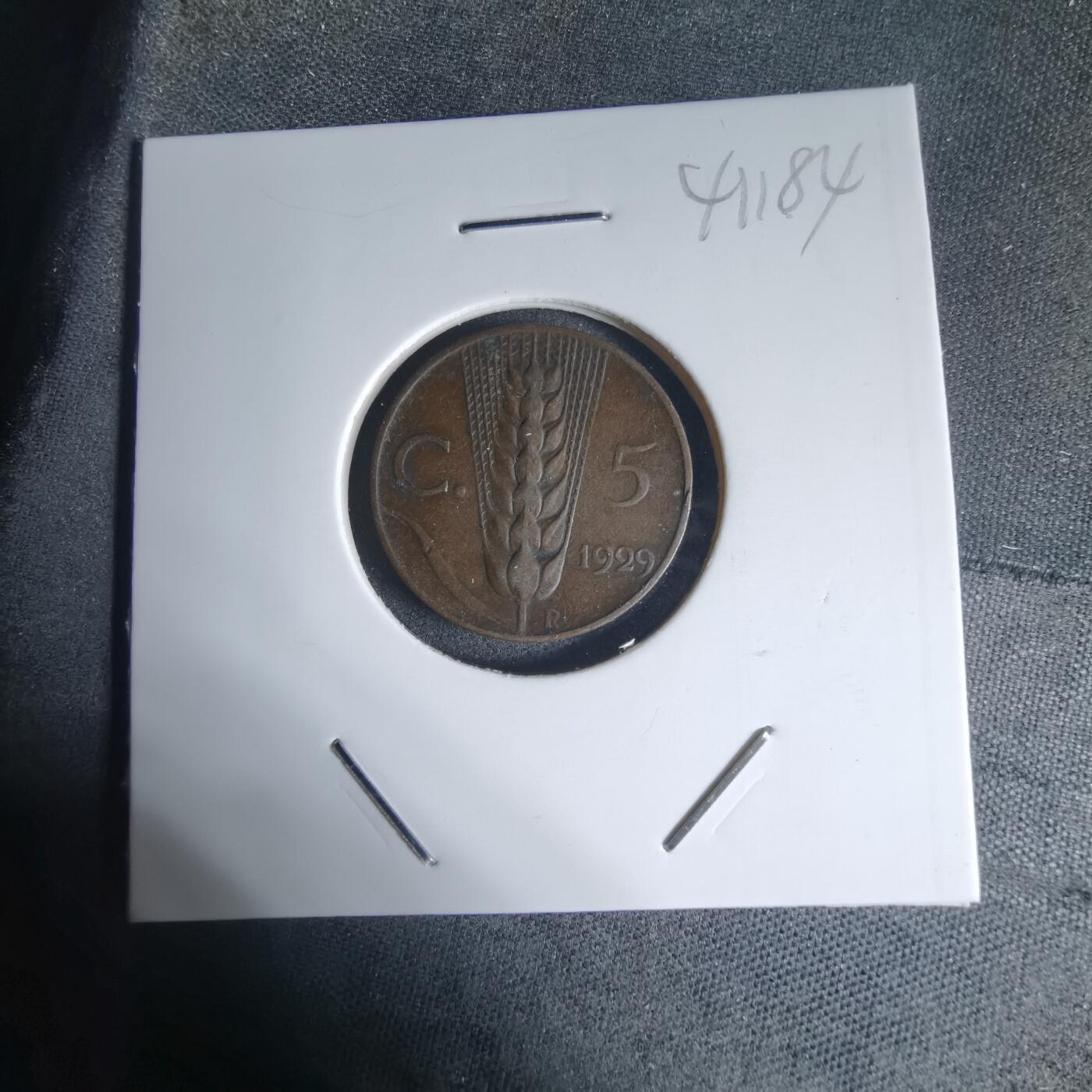 沼泽如烟--第941场 意大利1929年五分