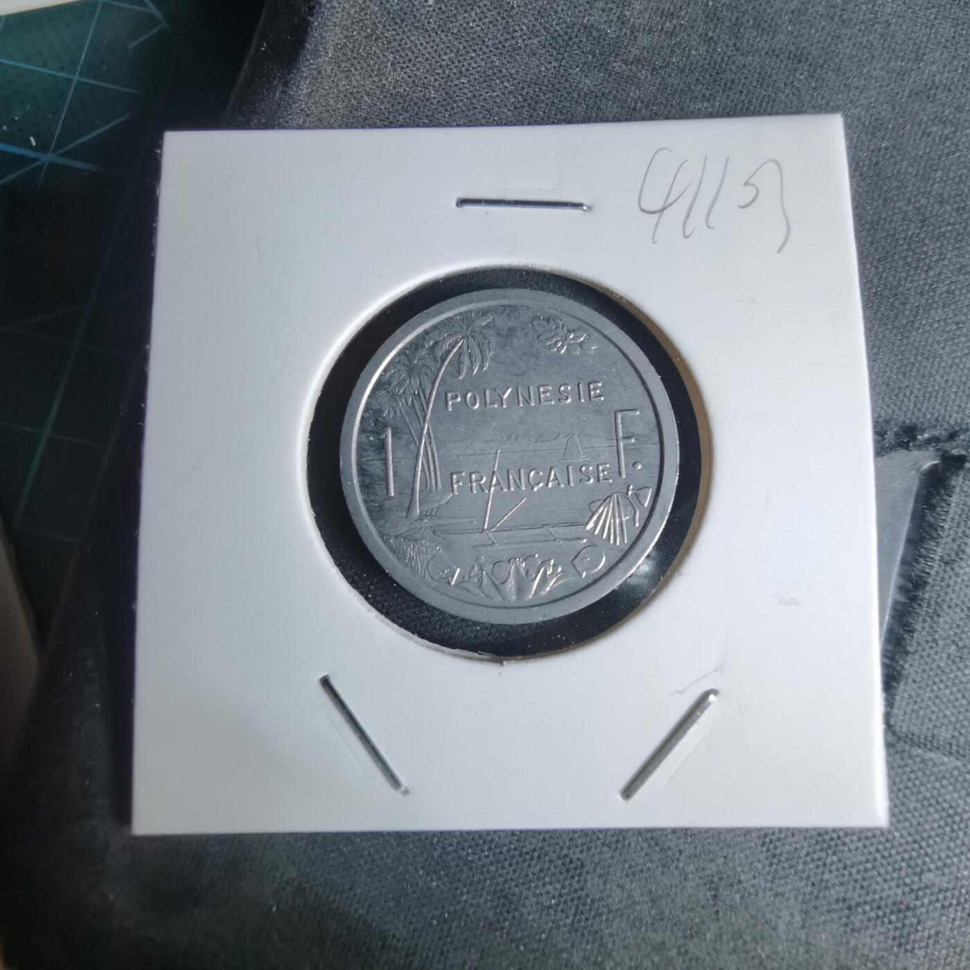 沼泽如烟--第941场 法属波利尼西亚1986年1法郎