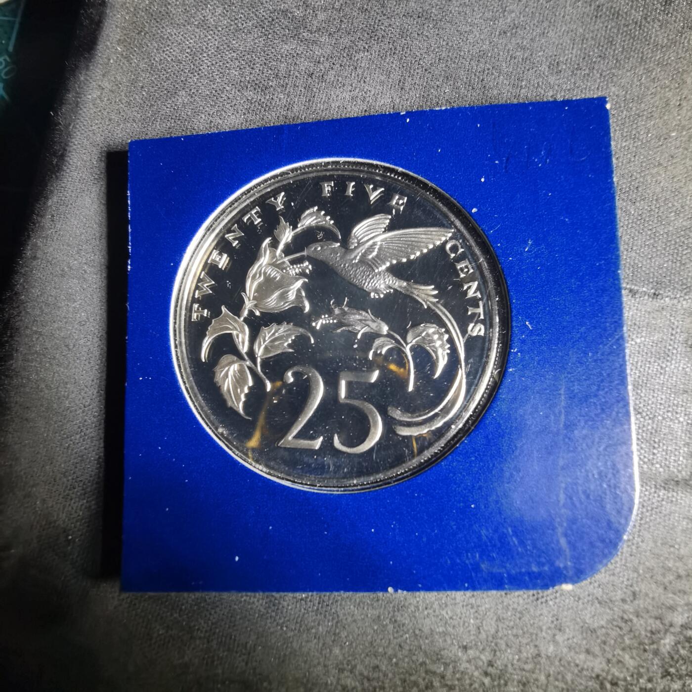 沼泽如烟--第941场 牙买加1976年25分精制币