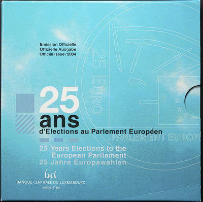修遠堂世界钱币第九十八期 - 2004年卢森堡  “欧洲议会” 25 欧元纪念精制银币 22.85g。925银