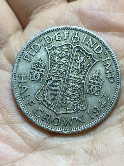 2025年第一百三十八场(总第一百六十四场）外国好品散币场(免佣金) - 英国🇬🇧1947年半克朗(乔治六世第二版，首发年仅发行2年)