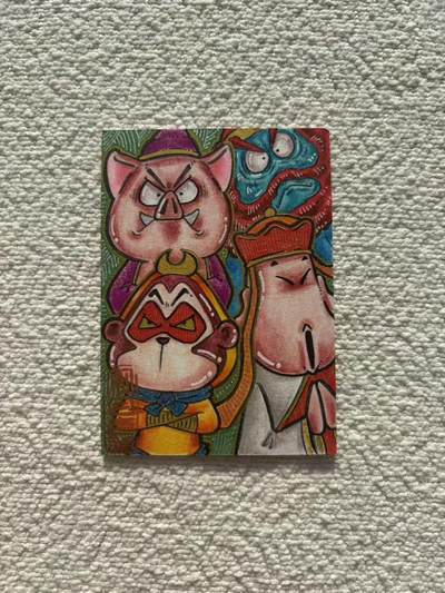 天玑星卡拍第152期《12.22周一截拍》持续收拍收评中 满赠卡需备注 - 【手绘卡】居子 西游师徒 手绘卡