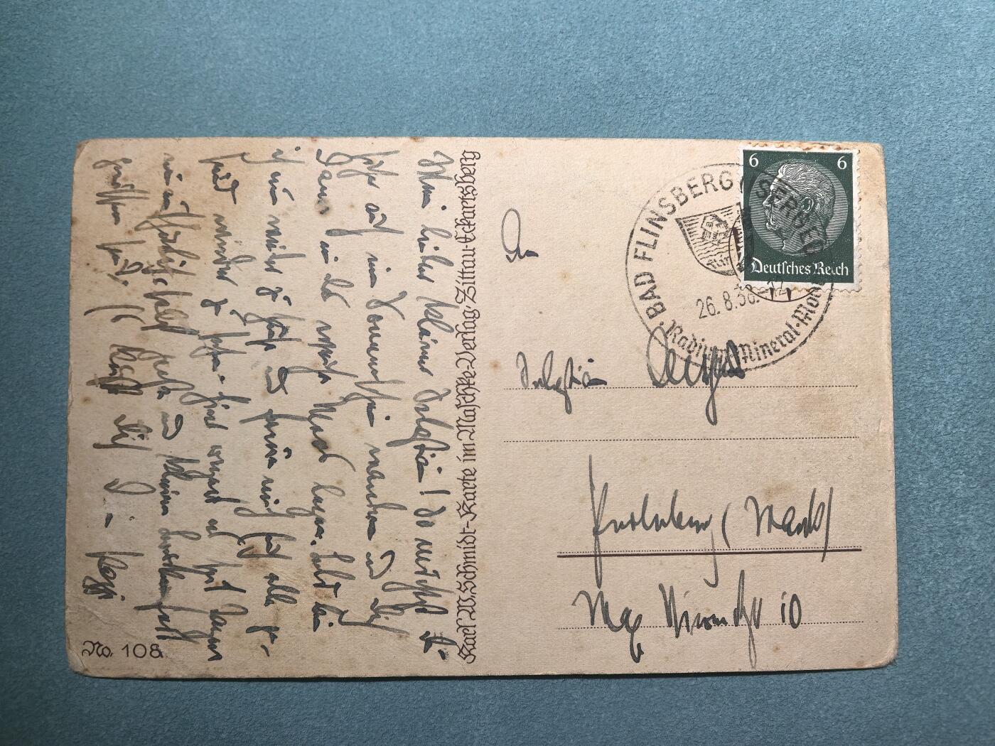 盛世勋华——号角文化勋章邮票专场拍卖第294期 德国（1939）1938年实寄明信片 户外旅游手绘