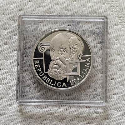 道一币馆币章第一百六十场 - 欧洲之星 意大利2008年建筑师帕拉迪奥诞辰500周年10欧元精制银币  22g 925S 21000