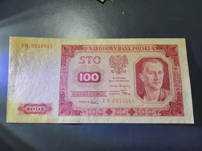 12月20号晚上8点 外国纸币自动截拍第74场 - 波兰 1948年100兹罗提 几乎全新