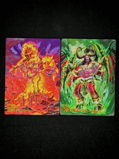 琦卡当当铺～第26期★★各种小漏~支持寄存★★~【9点40结束】扫码加群抽[包邮券]~ - 奇点卡牌 魔兽粗闪一对 2张