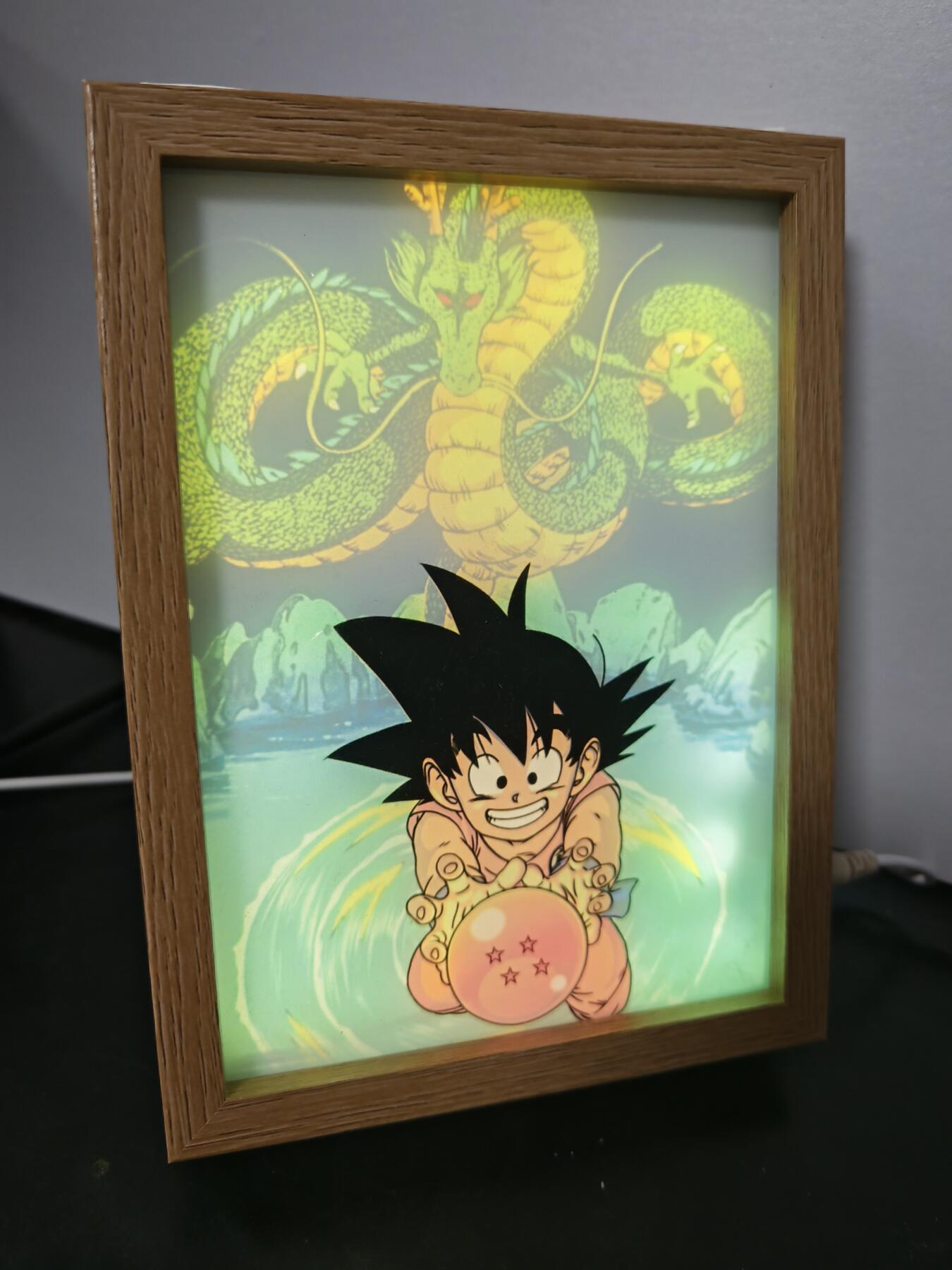 琦卡当当铺～第26期★★各种小漏~支持寄存★★~【9点40结束】扫码加群抽[包邮券]~ 灯光画-七龙珠-充电款带充电器-1个