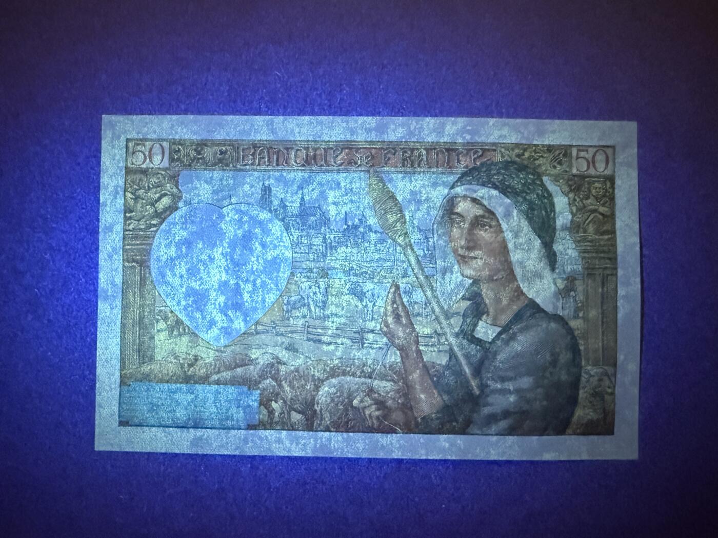 《艾美收藏》第225期-12.15周日外币精选场 法国50法郎 UNC 1941年 法国红顶商人雅克·科尔 无47