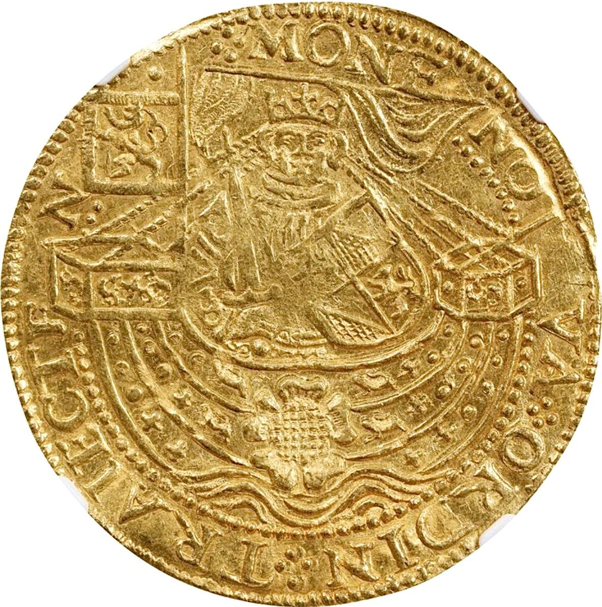 【Blue Auction】世界纸币精拍第765期——18级TOP拍卖/信誉/品质/专业/高效💫    荷兰 乌德勒支 1600-01年 玫瑰金币（Rose Noble） NGC MS61（注：荷兰等低地国家始终是贸易中心却不是政治军事强权。为了贸易的便利，荷兰早期铸造的钱币始终以仿造英法意等周边强权国家的金币为主。该枚是17世纪初荷兰模仿英国爱德华四世玫瑰金币铸造的，具有重要的历史意义）