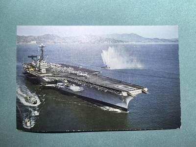 盛世勋华——号角文化勋章邮票专场拍卖第294期 - 美国冷战时期军舰专题明信片 突击者号航空母舰