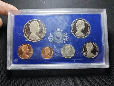 KK钱币收藏小铺 《套币 好品/批量散币专场》  2月预留时间 周末发货 -  1980澳大利亚大小面值清年精制套币