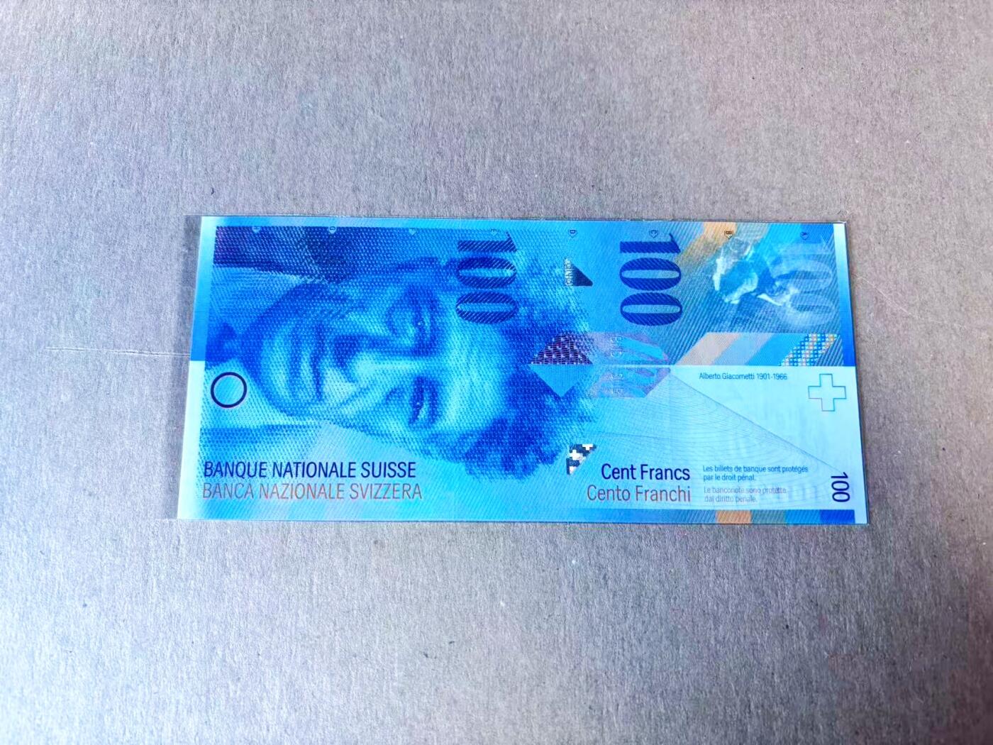 【Blue Auction】世界纸币精拍第765期——18级TOP拍卖/信誉/品质/专业/高效💫 瑞士 2014年100法郎 全新UNC