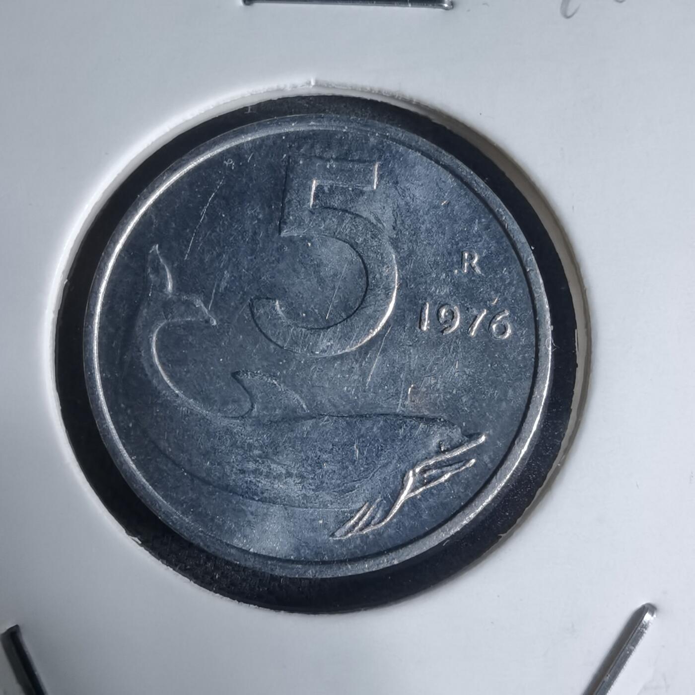 沼泽如烟--第941场 意大利1976年5里拉