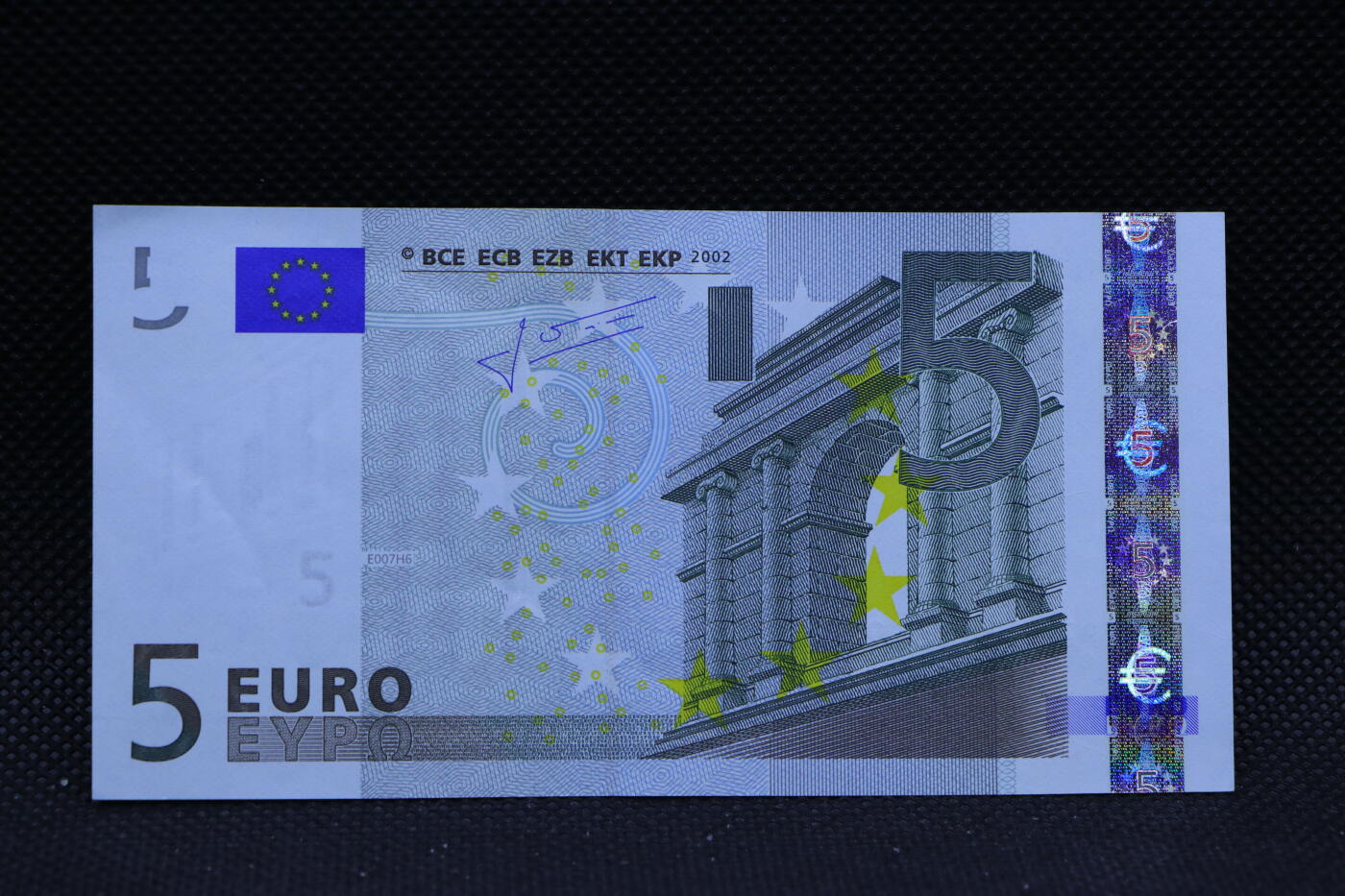 【淘币小摊】限时拍第八百三十四拍  纸币场  满百包邮可预留两周  周一统一发货    2002年5欧元纸币【有折】