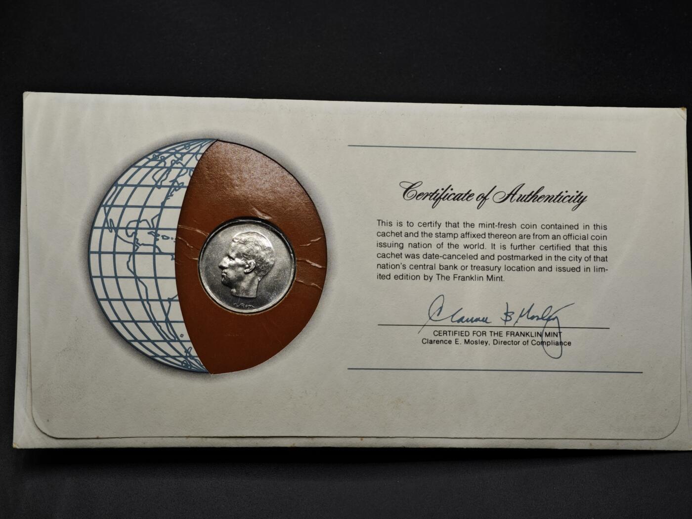 【淘币小摊】实时拍第八百三十三拍   散币场   满百包邮可预留二周 每周一统一发货   比利时1976年10法郎邮币封