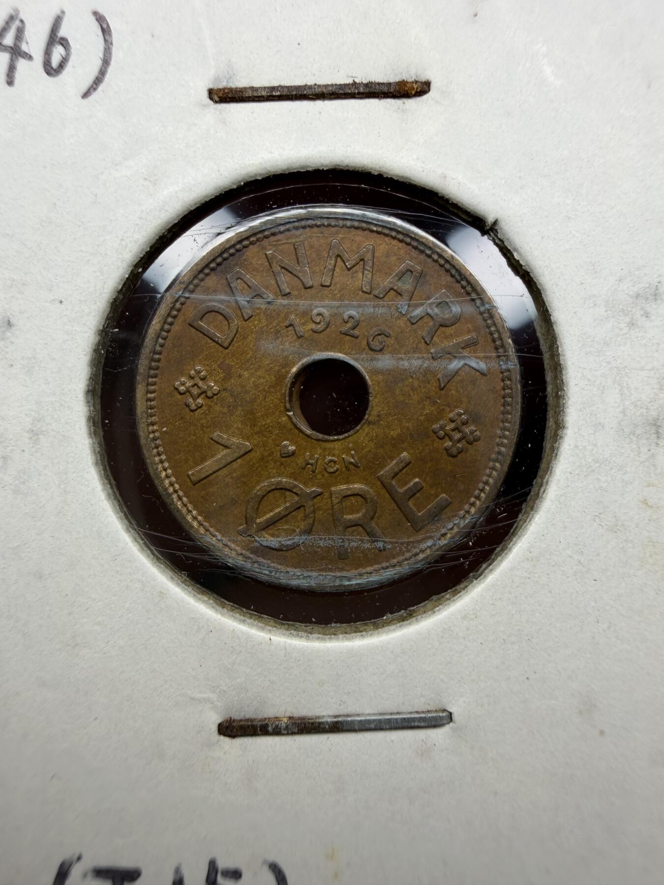 2025年集古藏今外币拍卖第十一期-第2场—（总第292拍），可以寄存60天，满160元包邮。 1926年丹麦1欧尔