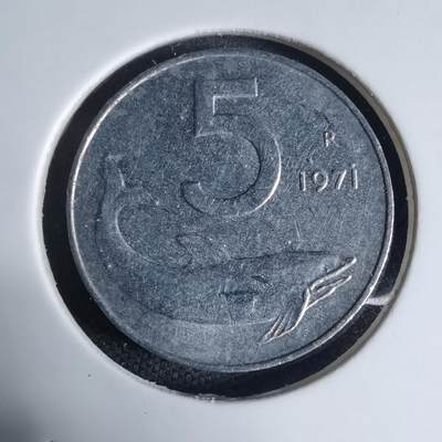 沼泽如烟--第941场 - 意大利1971年5里拉