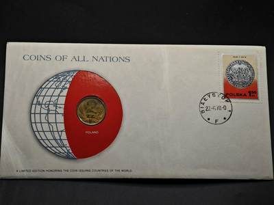 【淘币小摊】实时拍第八百三十三拍   散币场   满百包邮可预留二周 每周一统一发货   - 波兰1978年2兹罗提邮币封