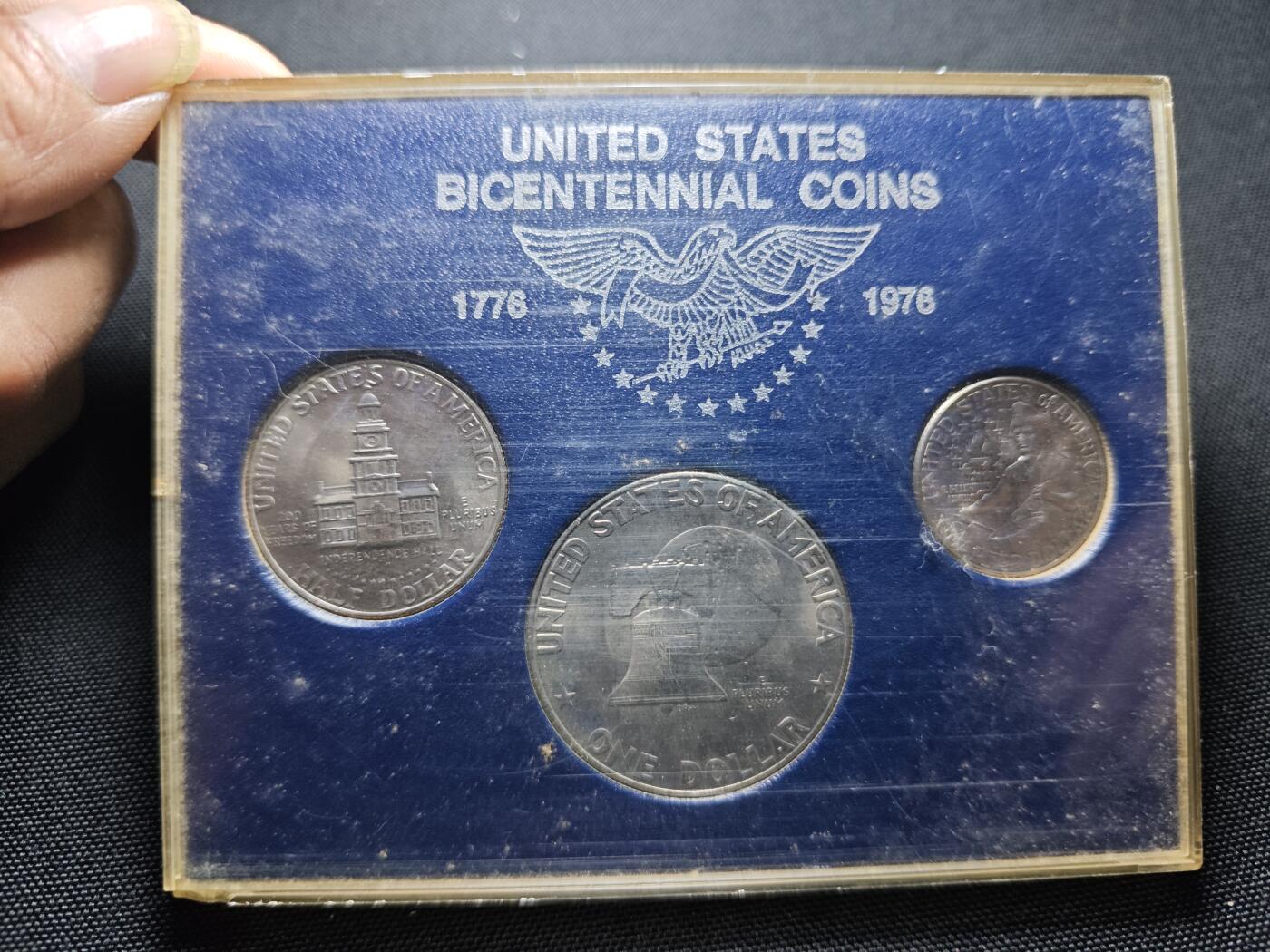 KK钱币收藏小铺 《套币 好品/批量散币专场》  2月预留时间 周末发货  美国建国200周年纪念套币