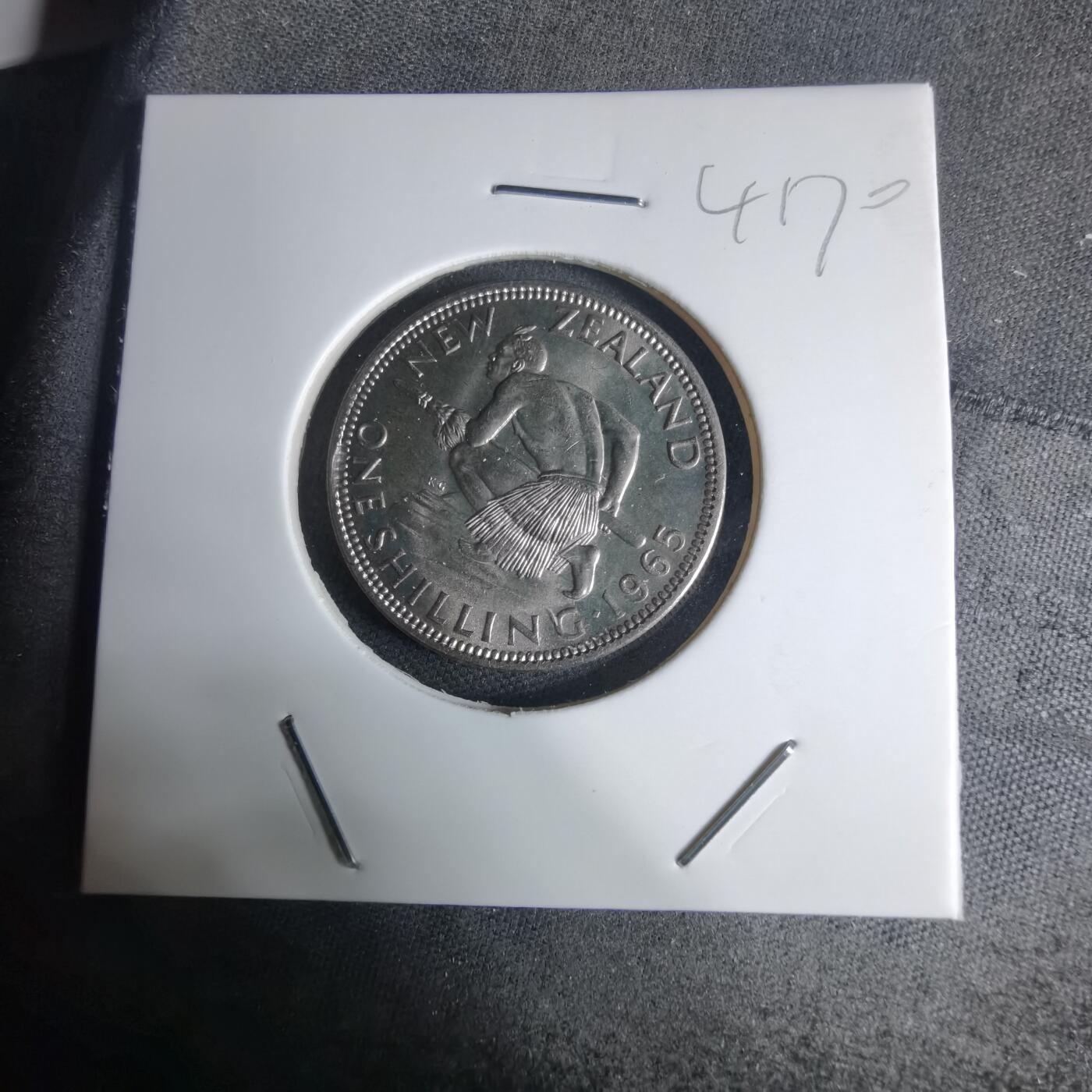 沼泽如烟--第941场 新西兰1965年1先令