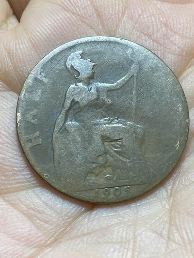 2025年第一百三十八场(总第一百六十四场）外国好品散币场(免佣金) - 英国🇬🇧1905年半便士(爱德华七世时期)