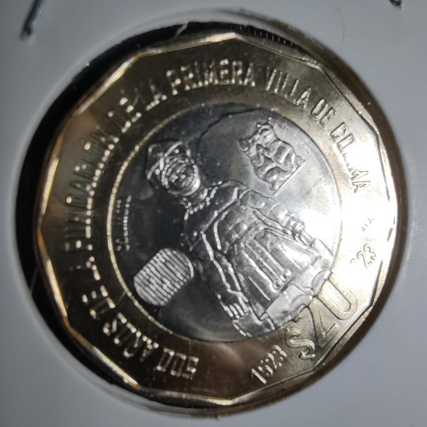 沼泽如烟--第941场 墨西哥2023年20比索纪念币