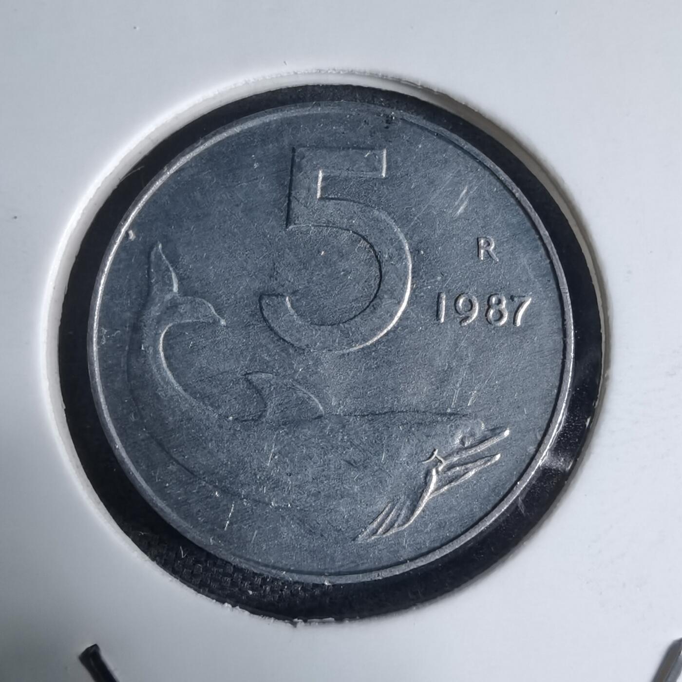 沼泽如烟--第941场 意大利1987年5里拉