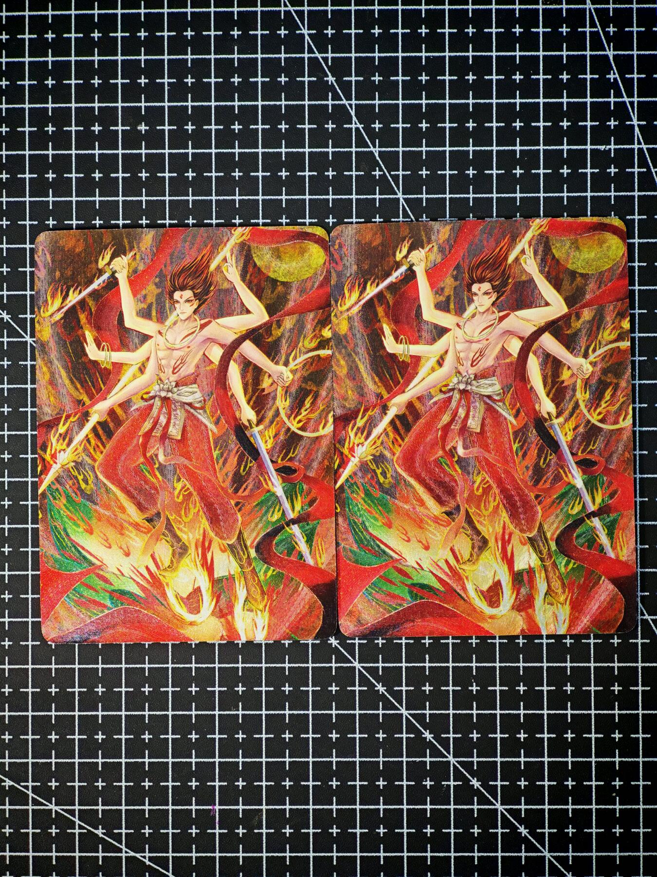 琦卡当当铺～第26期★★各种小漏~支持寄存★★~【9点40结束】扫码加群抽[包邮券]~ 冰狗卡牌 乙已年原创特藏 2宫   哪吒  2张