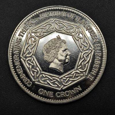 【淘币小摊】实时拍第八百三十三拍   散币场   满百包邮可预留二周 每周一统一发货   - 英属夜莺岛2006年伊丽莎白二世80岁生日1克朗纪念币