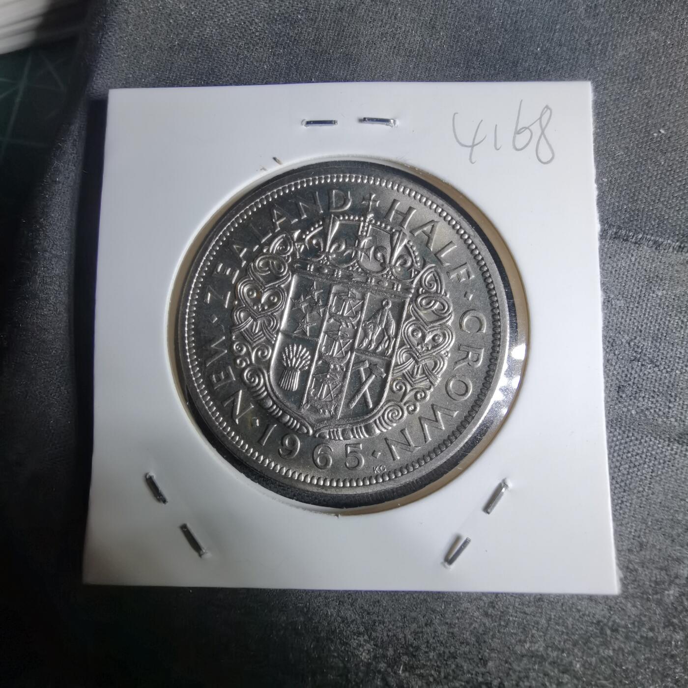 沼泽如烟--第941场 新西兰1965年半克朗