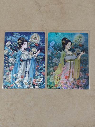 夜之极第三十七期 （12月20日周六晚9点截拍，欢迎竞拍） - 小花瓣 粗闪+彩闪 一对