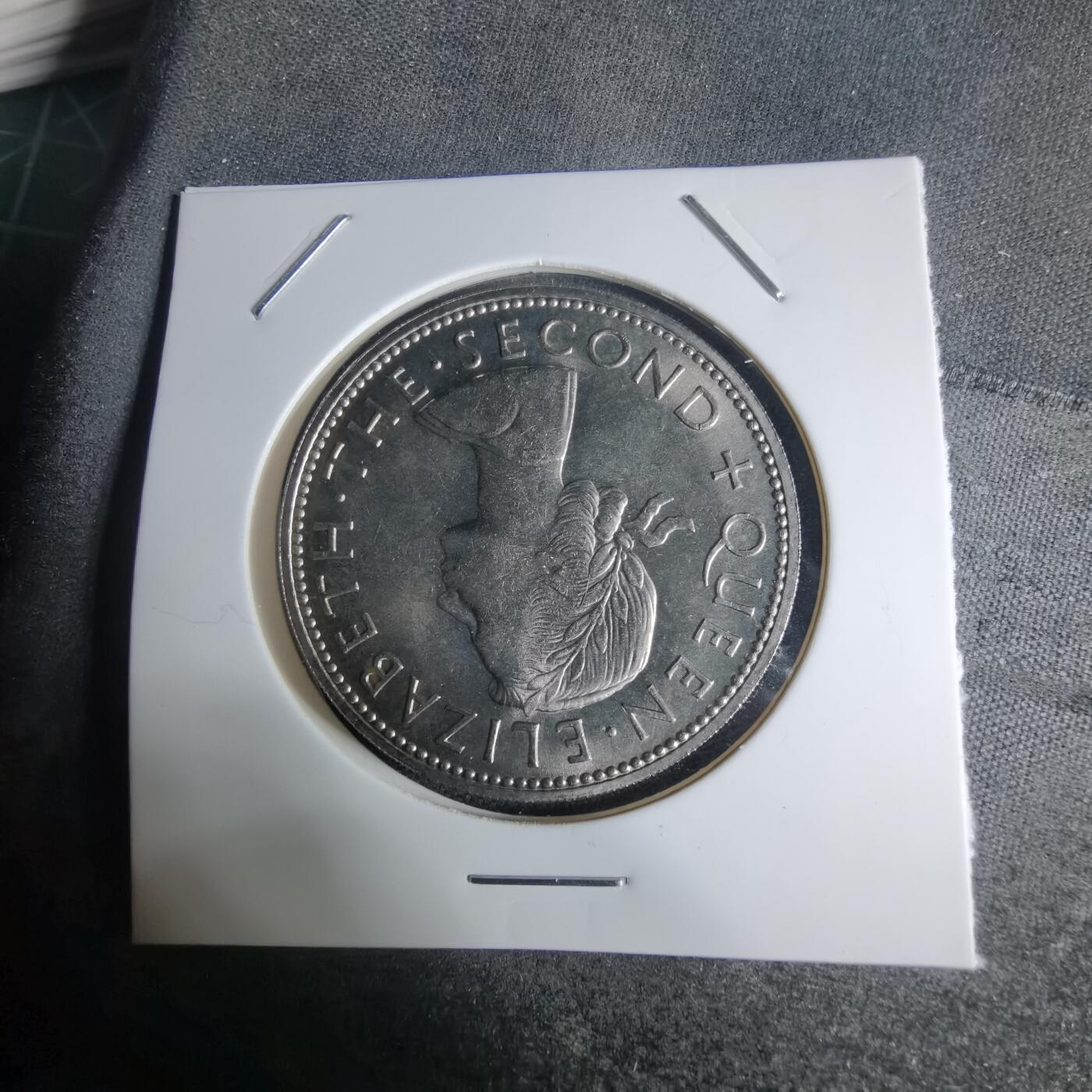 沼泽如烟--第941场 新西兰1965年半克朗