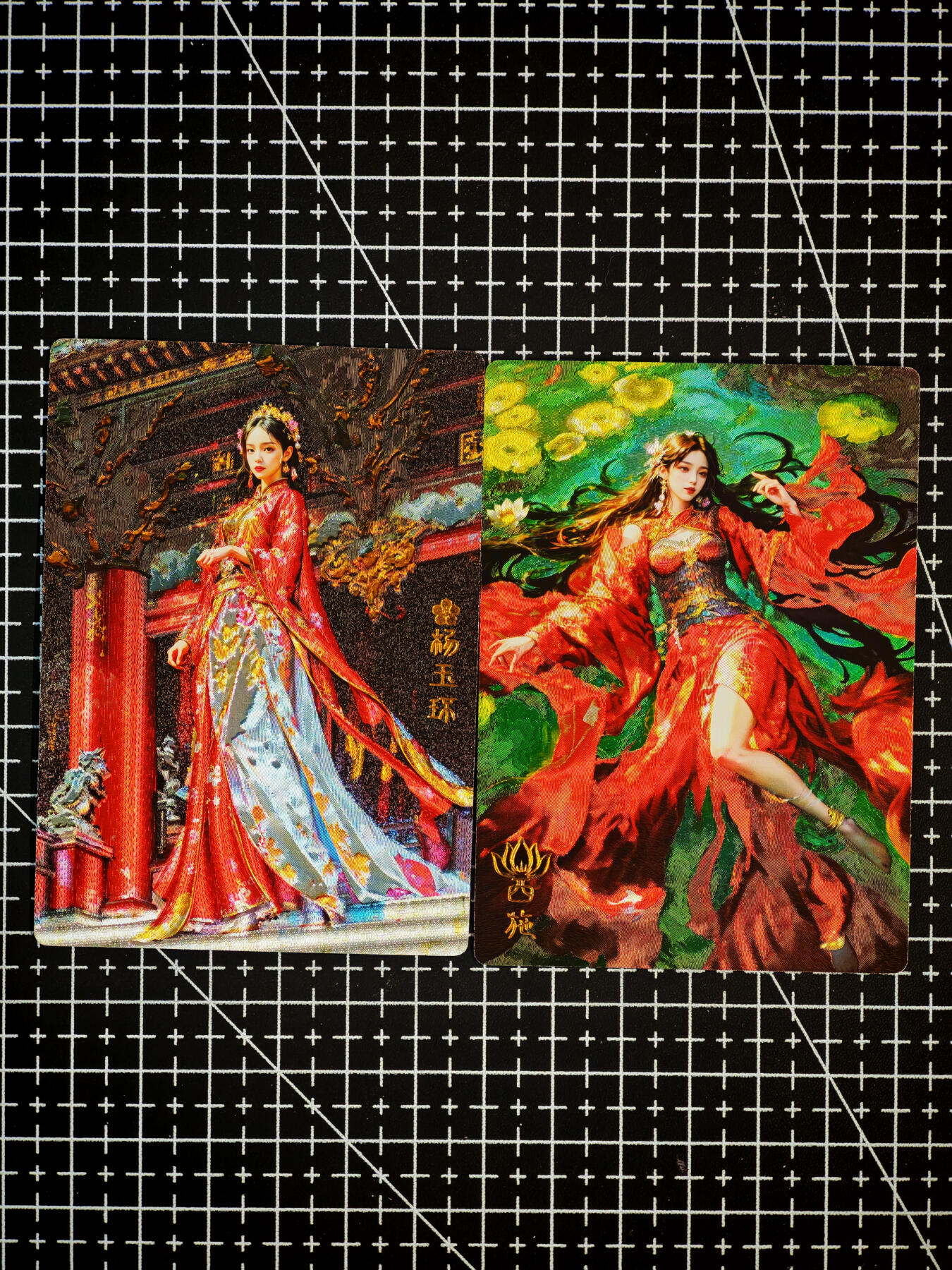 琦卡当当铺～第26期★★各种小漏~支持寄存★★~【9点40结束】扫码加群抽[包邮券]~ 奇点卡牌 盲包卡 粗闪 宗rich四大美人 西施杨玉环