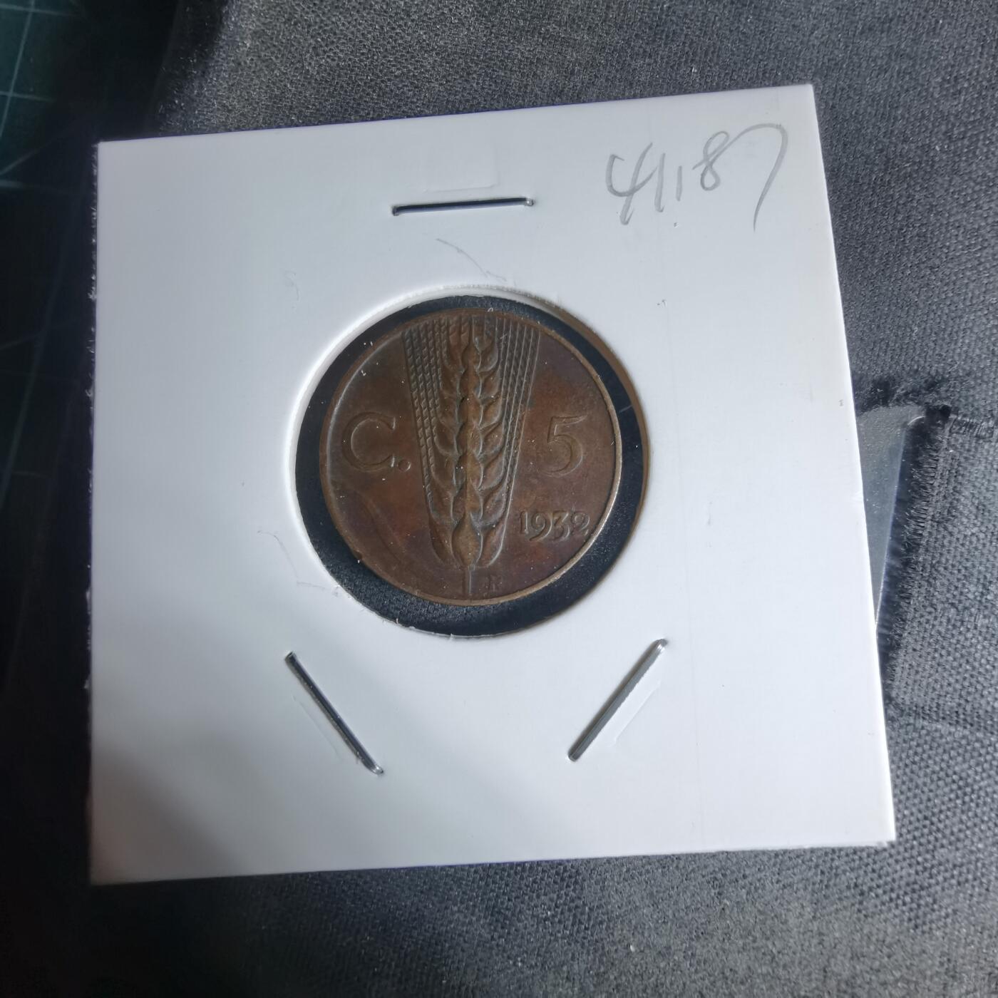 沼泽如烟--第941场 意大利1932年五分