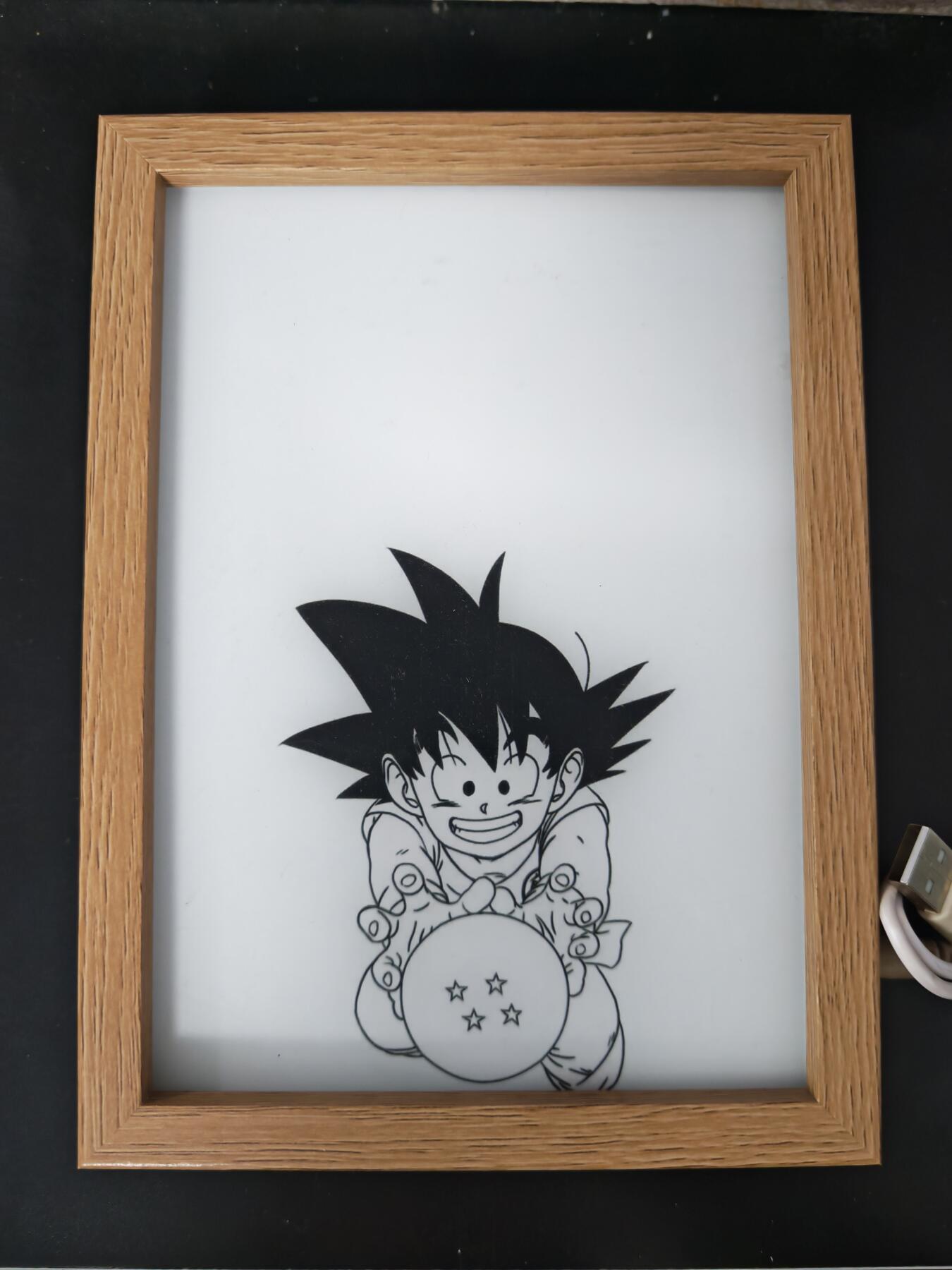 琦卡当当铺～第26期★★各种小漏~支持寄存★★~【9点40结束】扫码加群抽[包邮券]~ 灯光画-七龙珠-充电款带充电器-1个