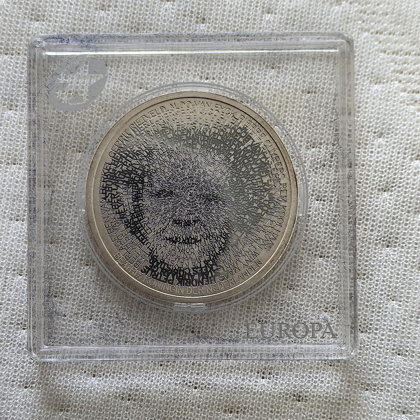 道一币馆币章第一百六十场 欧洲之星 荷兰2008年荷兰建筑学5欧元精制银币  11.9g 925S