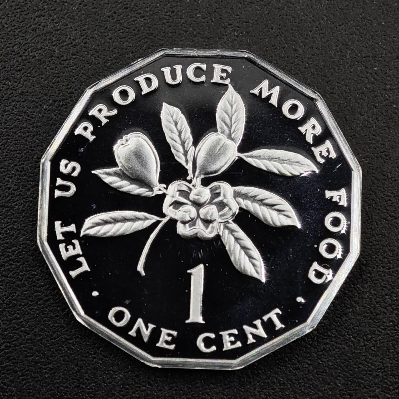 【淘币小摊】实时拍第八百三十三拍   散币场   满百包邮可预留二周 每周一统一发货   牙买加1976年西非荔枝果1分精制铝币