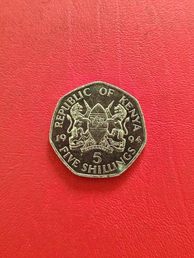 【云涧收藏】第八十四场 - 肯尼亚1994年5先令，BU
