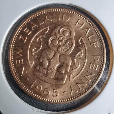 沼泽如烟--第941场 - 新西兰1965年半便士