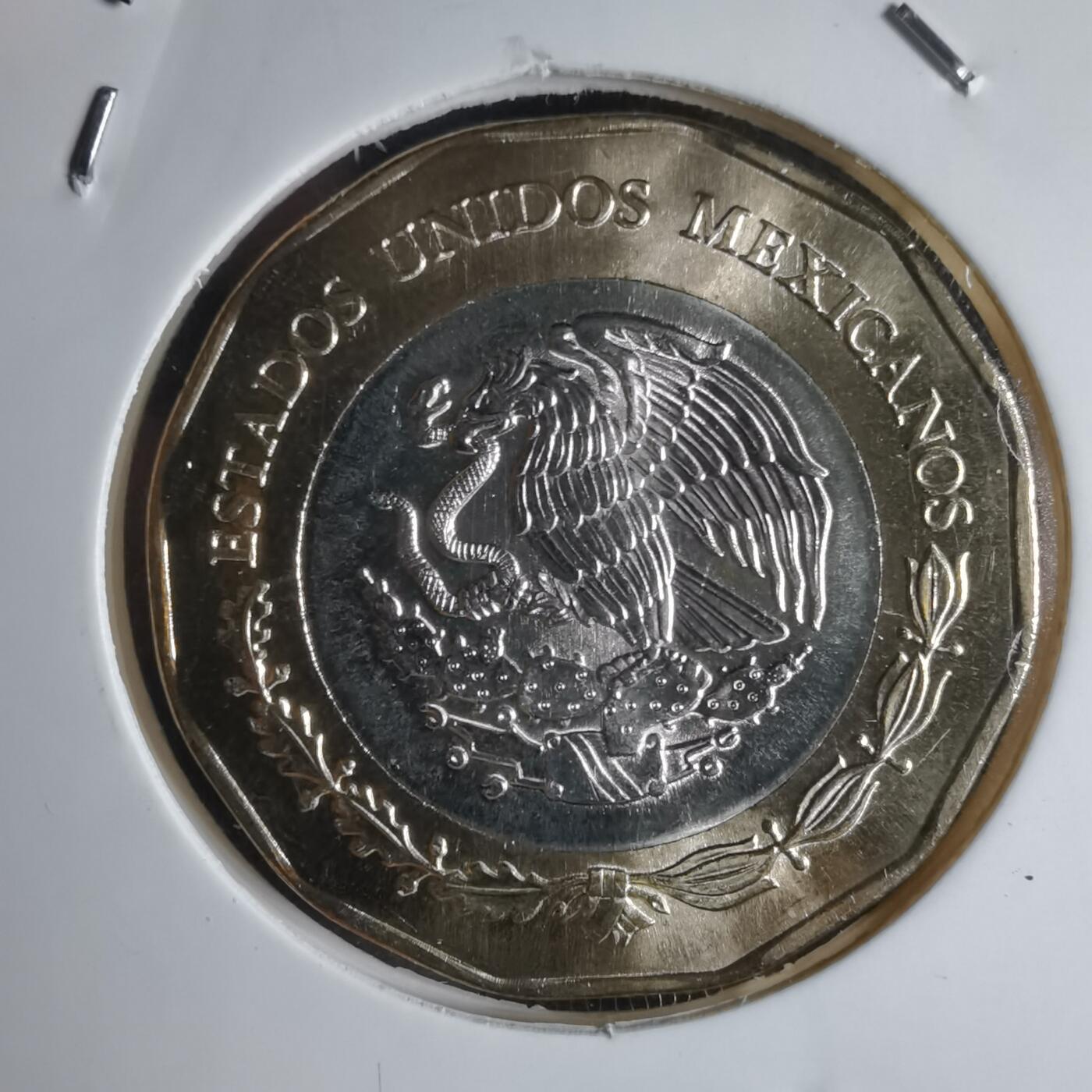 沼泽如烟--第941场 墨西哥2023年20比索纪念币