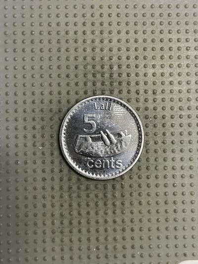 2025年第142场各国散币拍卖（总第142场） - 斐济2014年5分