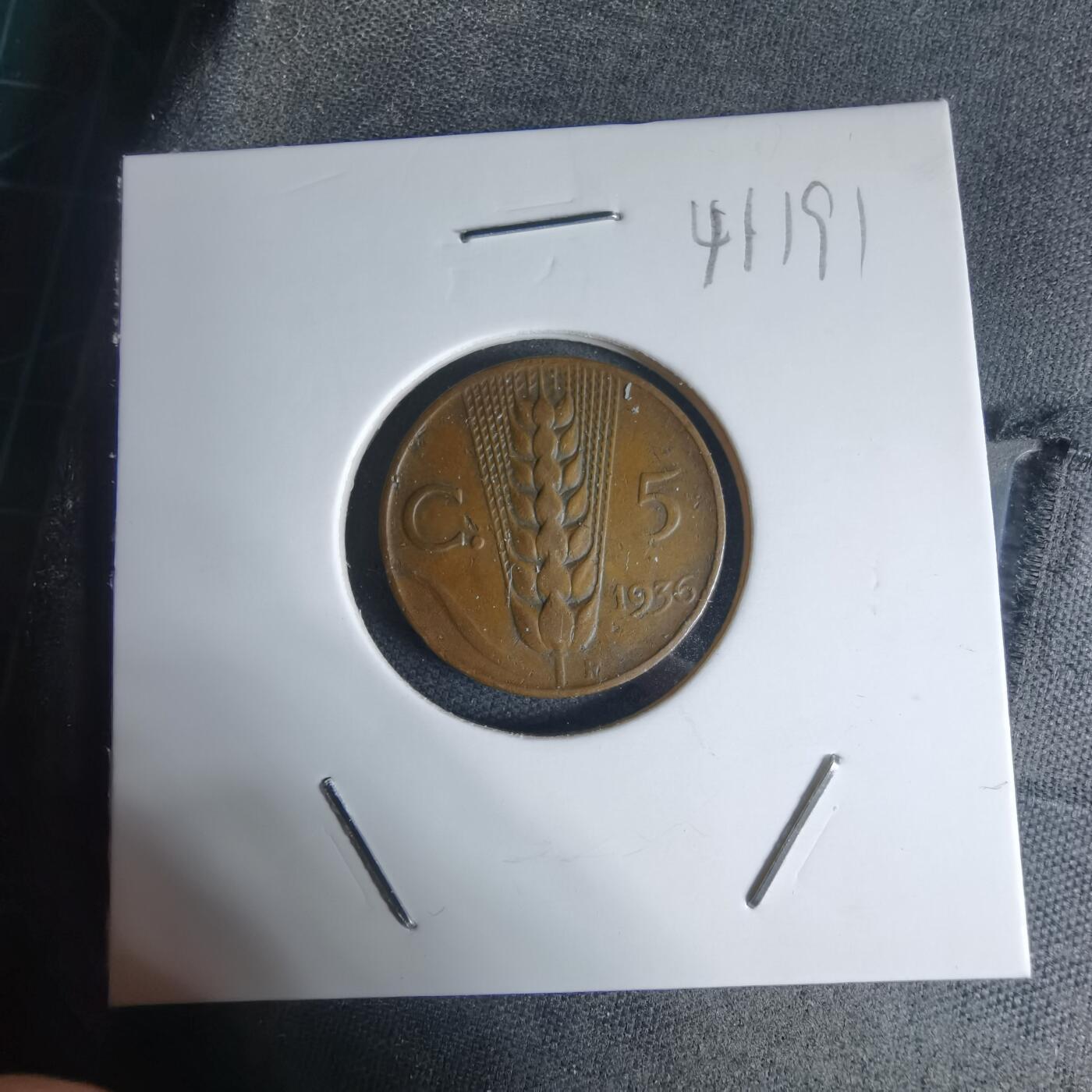 沼泽如烟--第941场 意大利1936年五分