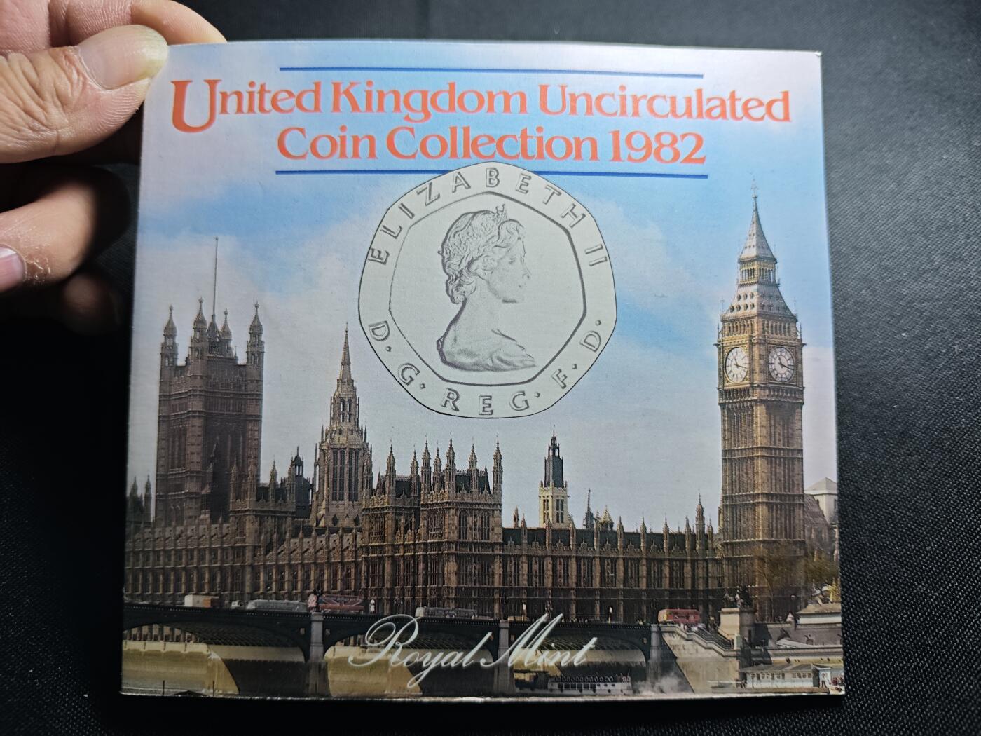 KK钱币收藏小铺 《套币 好品/批量散币专场》  2月预留时间 周末发货  1982英国大小面值清年一套