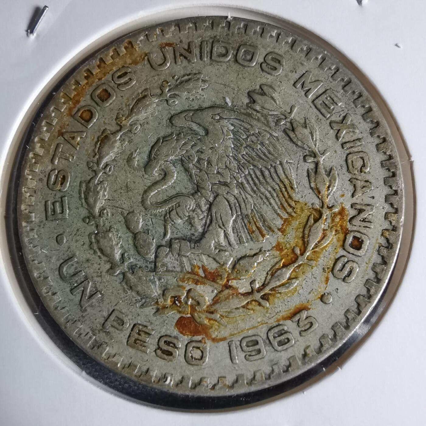 沼泽如烟--第941场 墨西哥1963年1比索银币