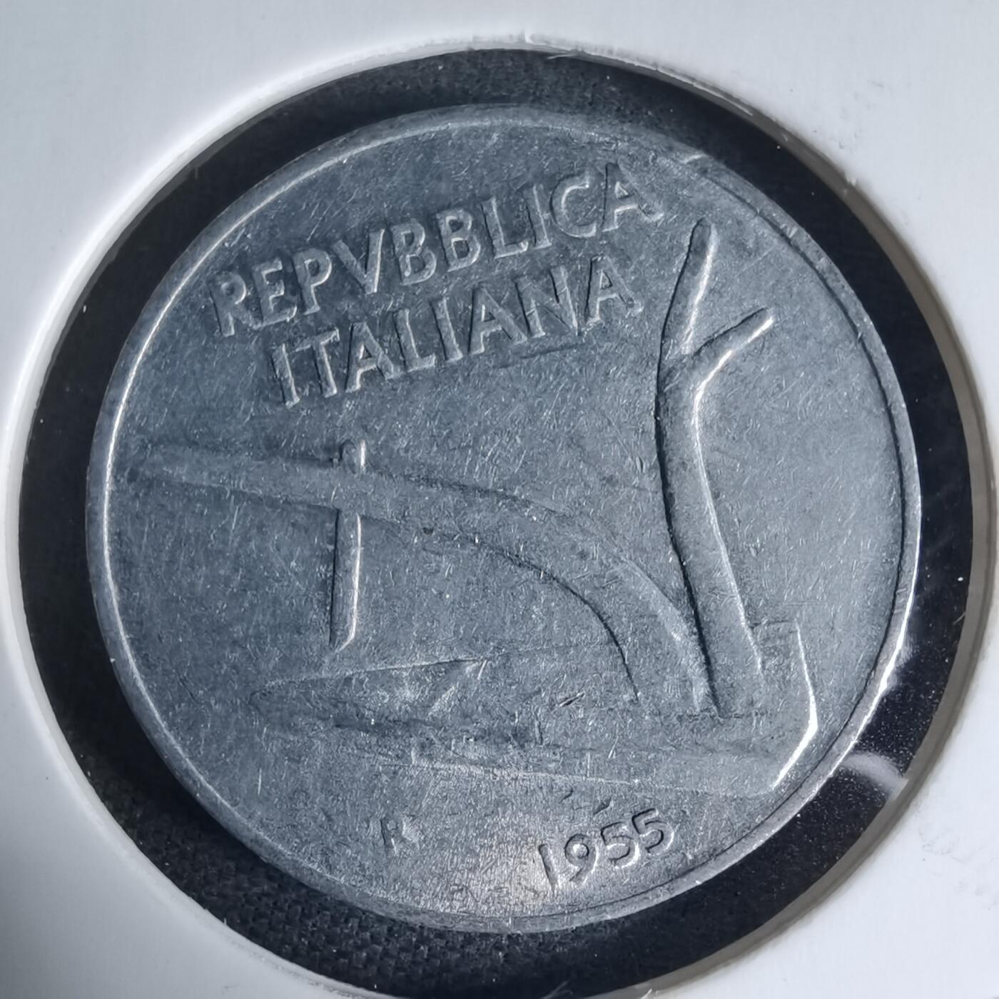 沼泽如烟--第941场 意大利1955年10里拉