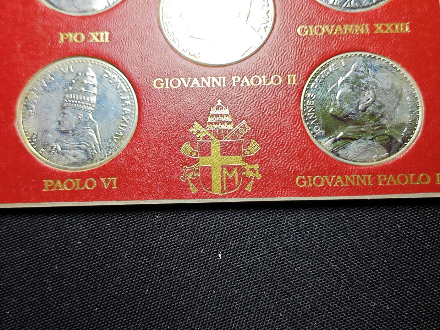 KK钱币收藏小铺 《套币 好品/批量散币专场》  2月预留时间 周末发货  梵蒂冈镀银章5枚套