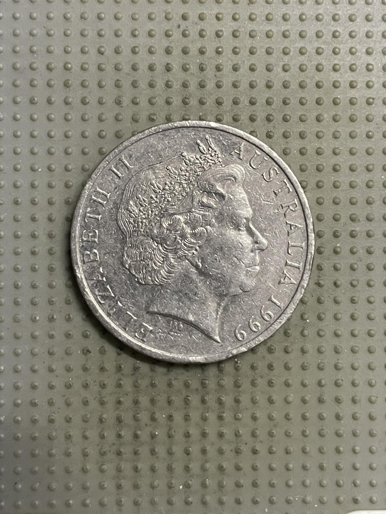 2025年第142场各国散币拍卖（总第142场） 澳大利亚1999年20分