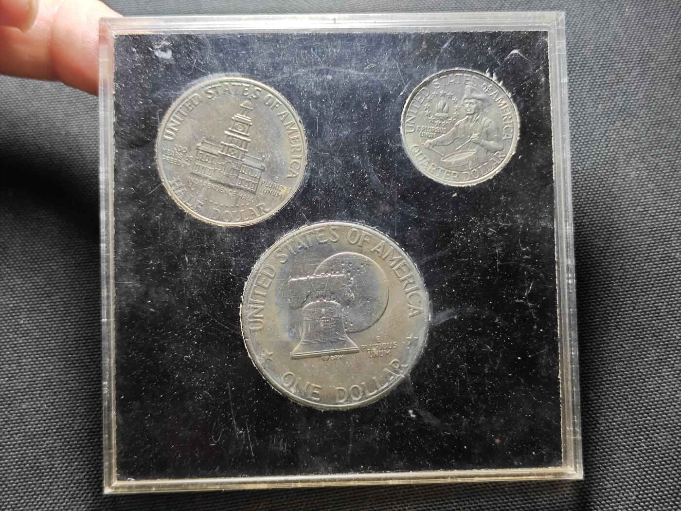 KK钱币收藏小铺 《套币 好品/批量散币专场》  2月预留时间 周末发货  1976美国建国200周年纪念套币