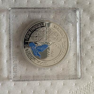道一币馆币章第一百六十场 - 欧洲之星 比利时2008年莫里斯·梅特林克作品青鸟出刊百年10欧元精制银币  18.75g 925S 20000