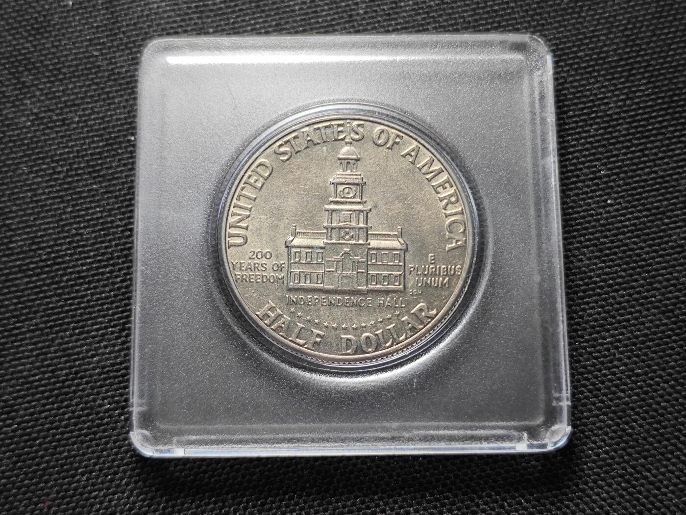 KK钱币收藏小铺 《套币 好品/批量散币专场》  2月预留时间 周末发货  1976美国建国200周年纪念 50分